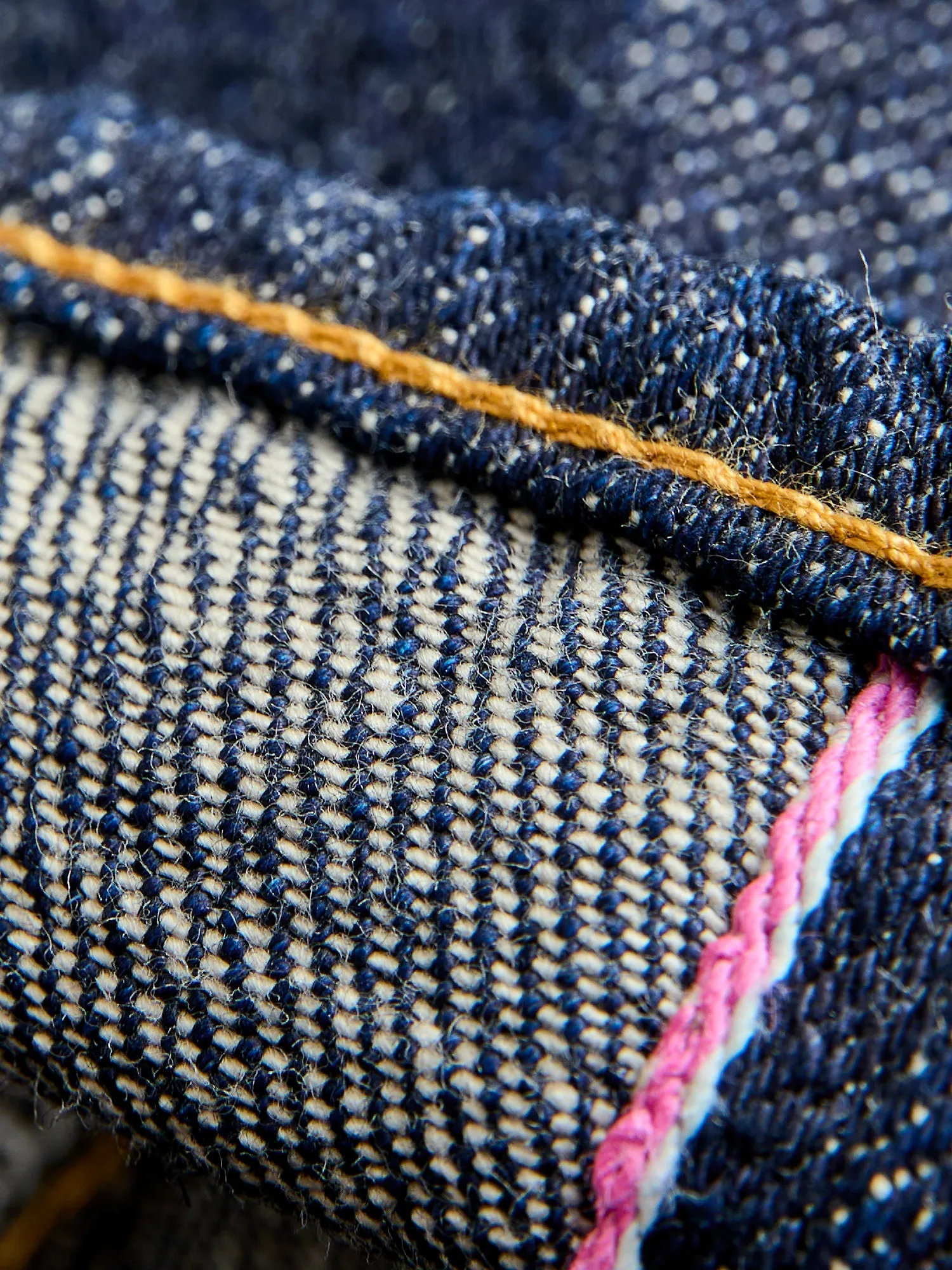 022-Kiraku "Natural Indigo" 12oz Selvedge Denim - Wide Straight Fit