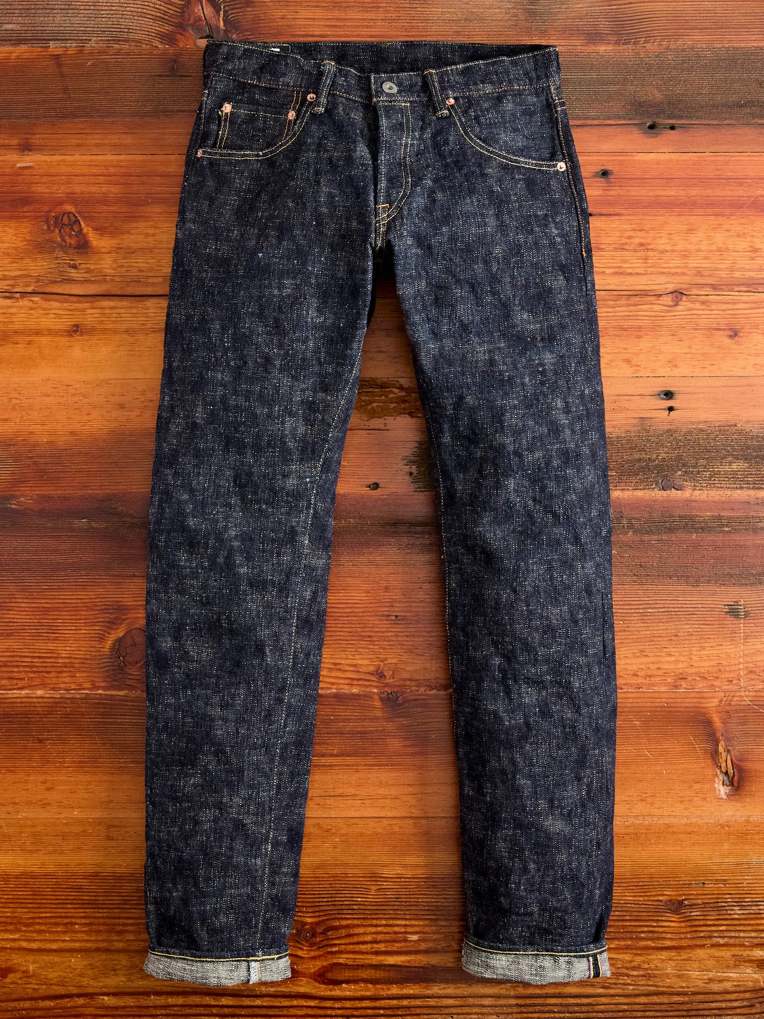 622 "Kasuri" 17oz Slub Selvedge Denim - Relaxed Tapered Fit