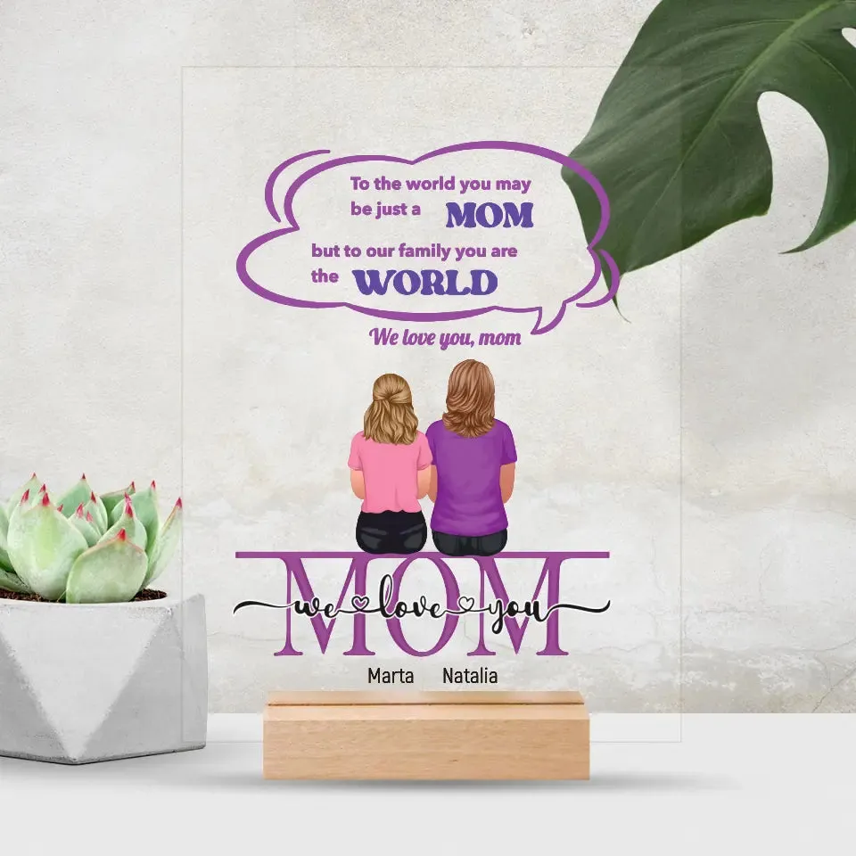 Acrylic Glass - Personalized Gift For Mother's Day