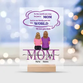 Acrylic Glass - Personalized Gift For Mother's Day