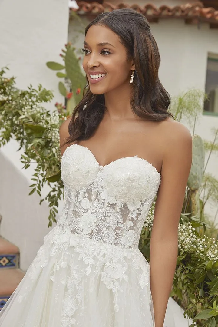 Beloved Bridal B372 Astley Wedding Dress by Casablanca Bridal Lace Off the Shoulder Ballgown