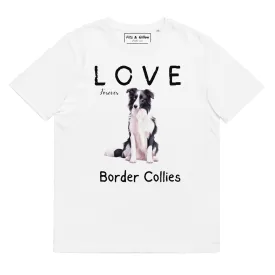 Border Collie lovers sustainable cotton t-shirt