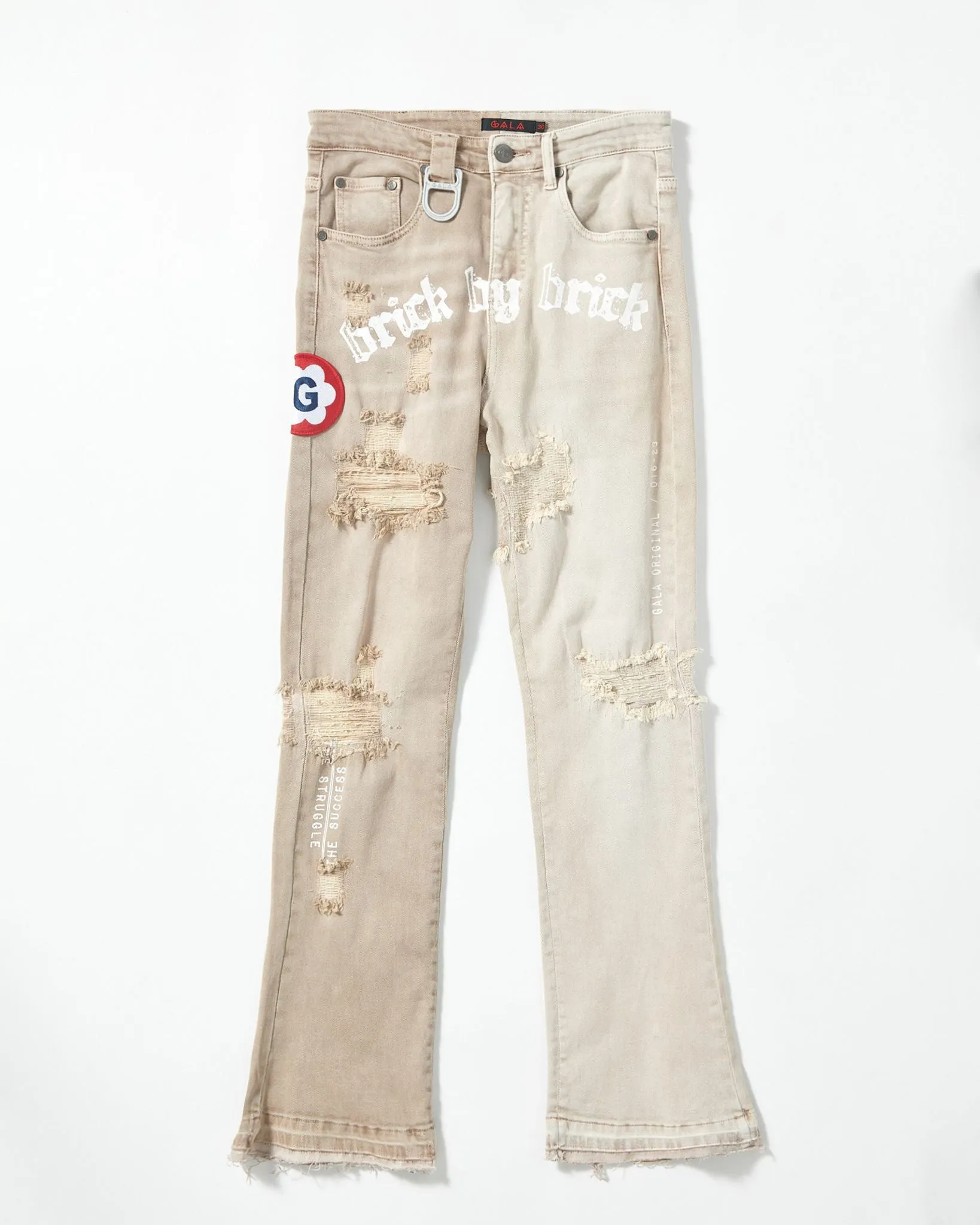 BRICK BY BRICK - STACK DENIM (SCORCHED WHEAT)