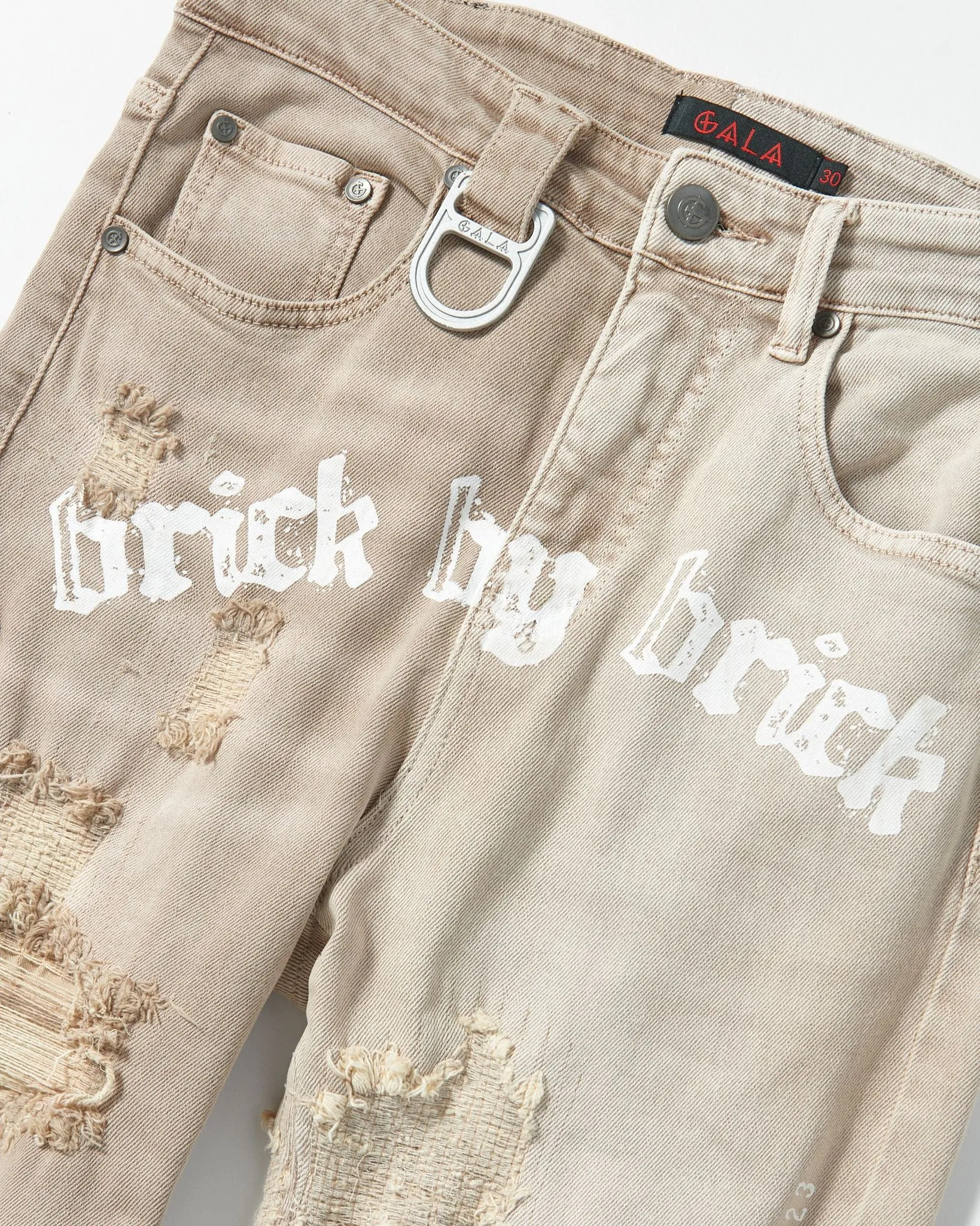 BRICK BY BRICK - STACK DENIM (SCORCHED WHEAT)