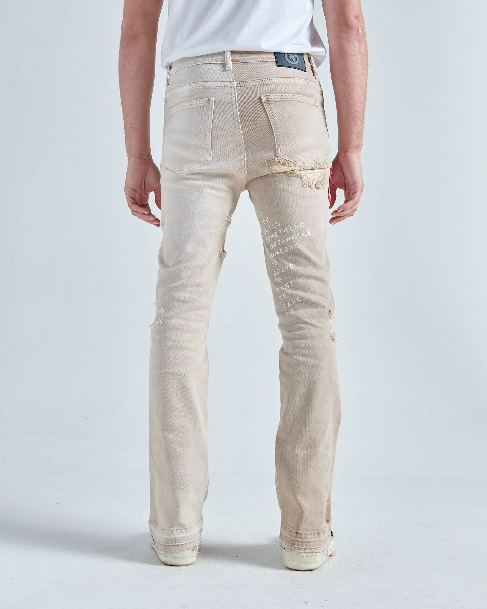 BRICK BY BRICK - STACK DENIM (SCORCHED WHEAT)