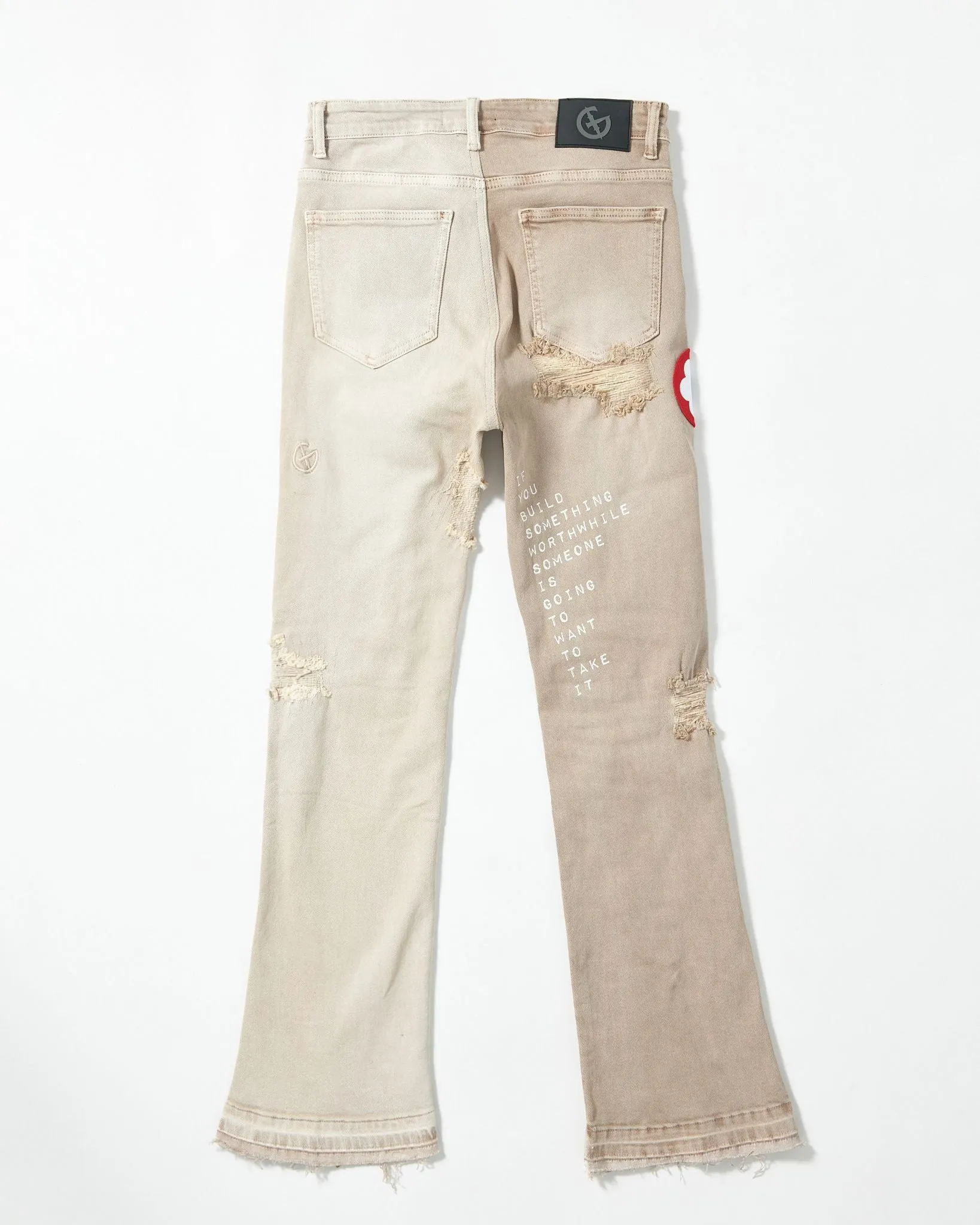 BRICK BY BRICK - STACK DENIM (SCORCHED WHEAT)