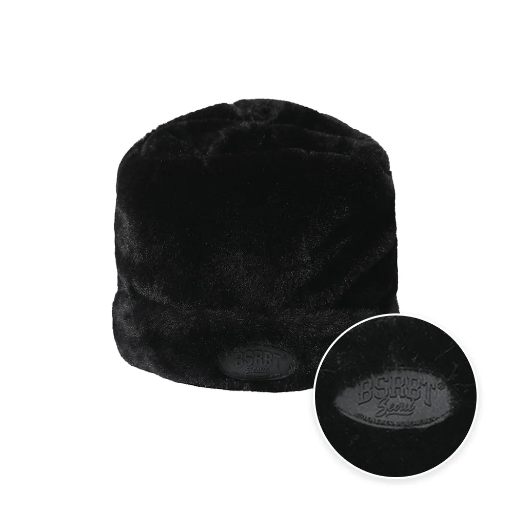 BSR FUR HAT BLACK