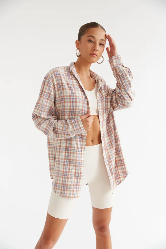 Cathedral Rock Oversized Plaid Flannel Shirt