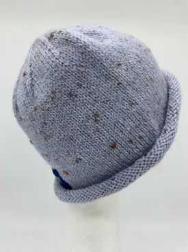 CLASSIC BEANIE - Ember mix pale blue.