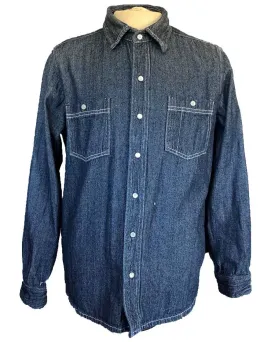 COOL HAND HERRINGBONE MEN’S DENIM SHIRT