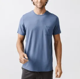 Cozy Earth Men's Bamboo Lounge Tee Slate