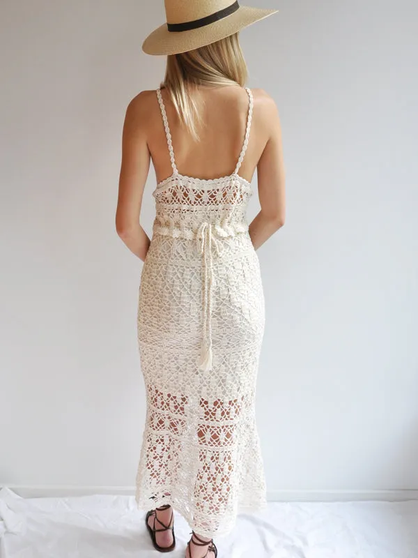 Crochet Bianca Slip Dress