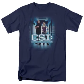 Csi Serious Business Mens T Shirt Navy