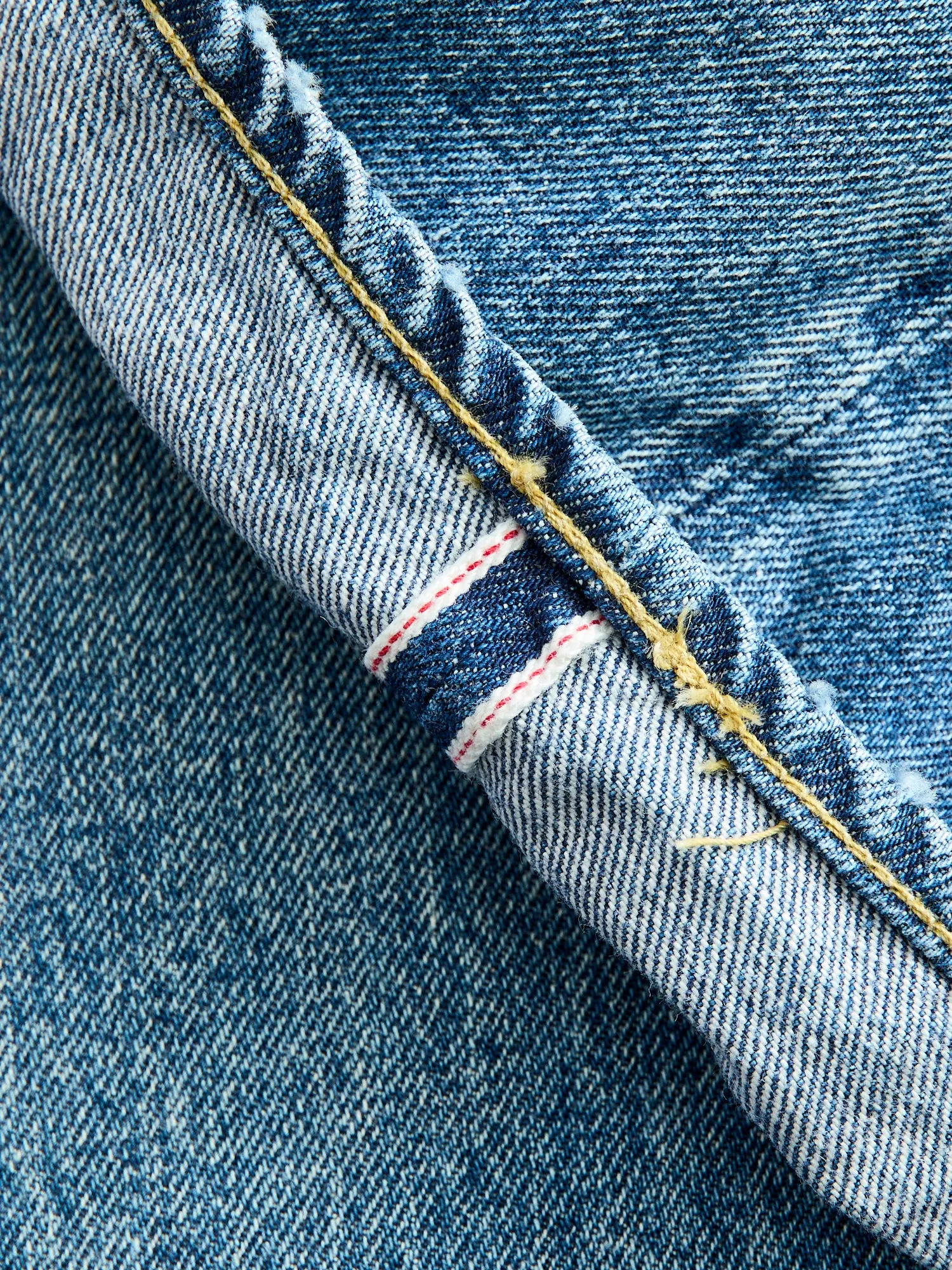 D1826 "Ivy Wash" 13oz Selvedge Denim - Relaxed Tapered Fit