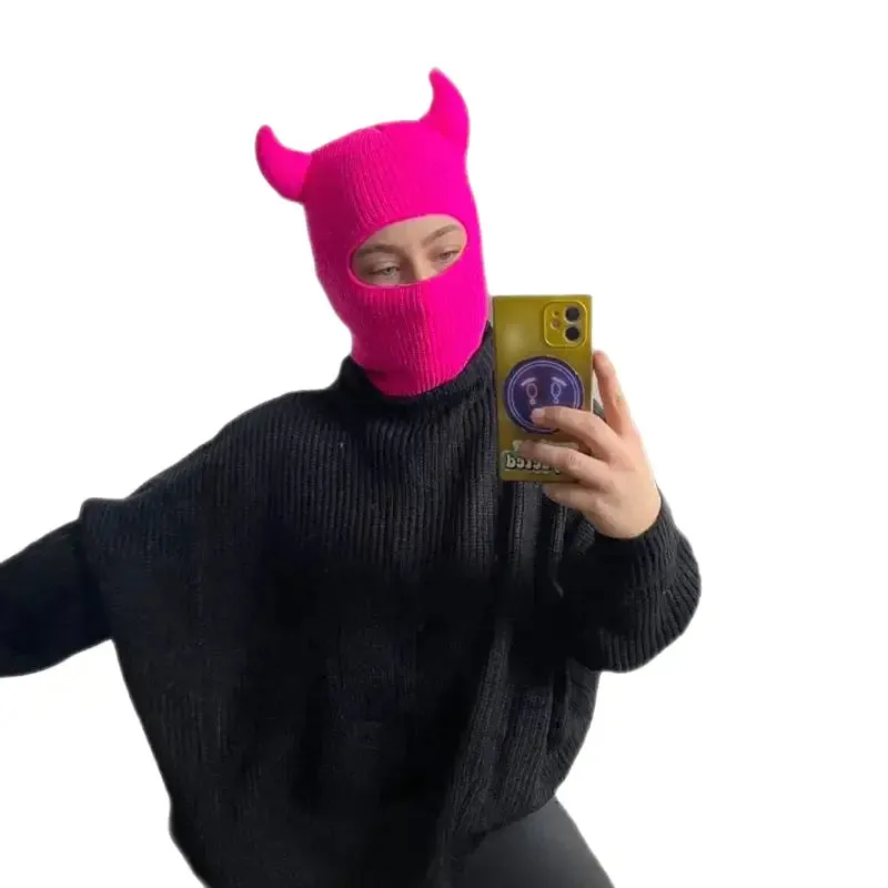 Devil Chubs Y2K Balaclava Beanie