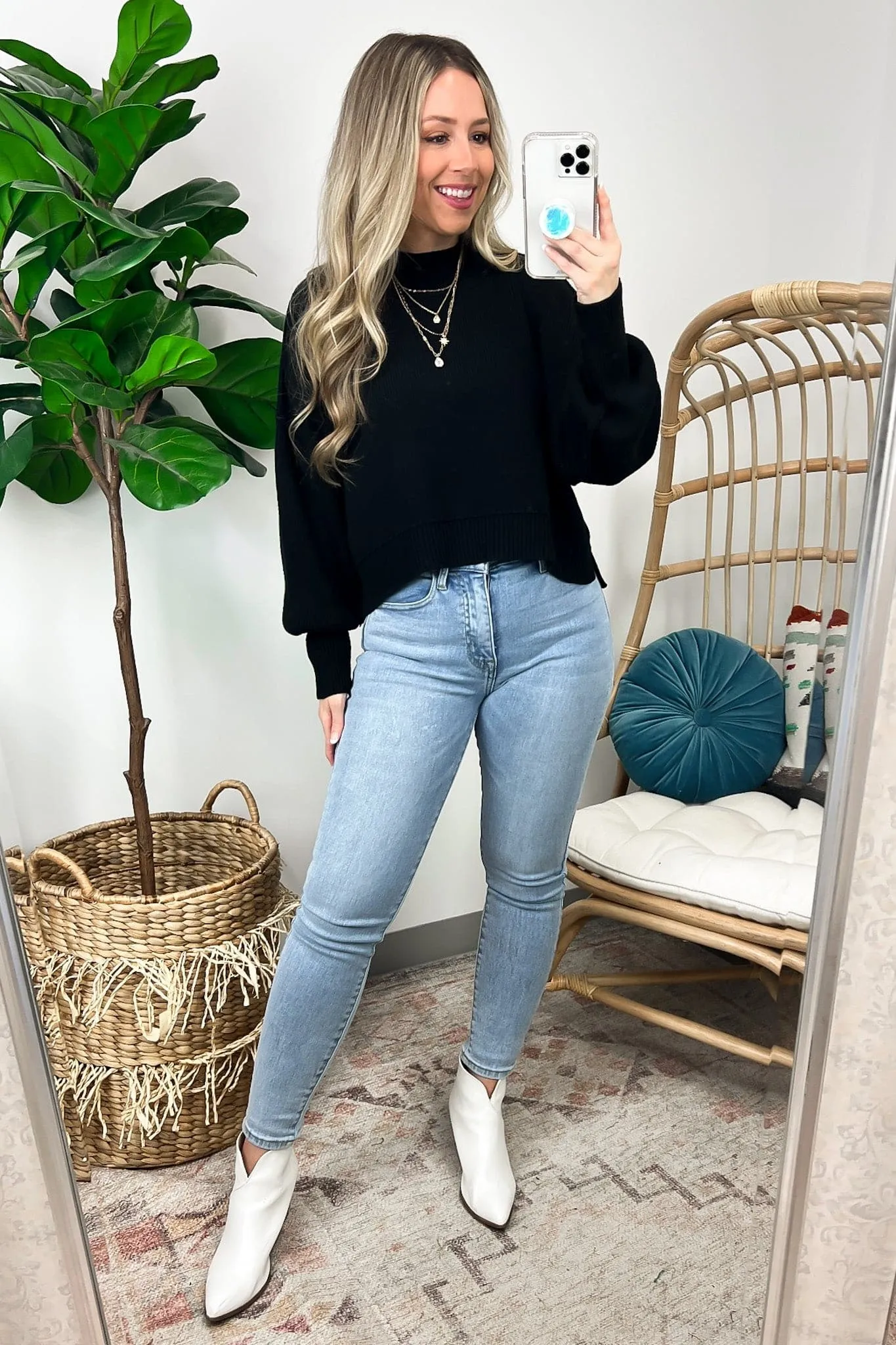 Easy Retreat Cropped Oversized Sweater | BACK IN STOCK   NEW COLORS