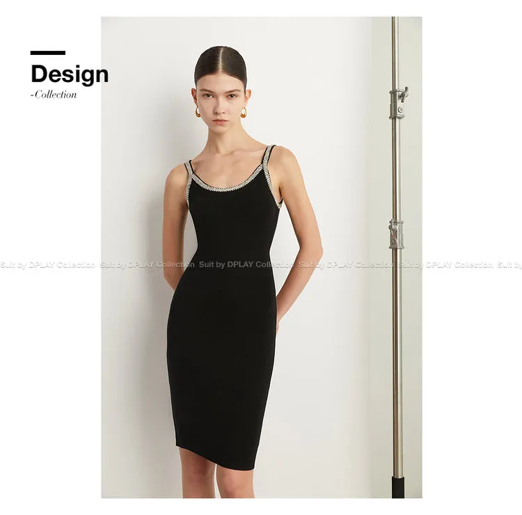 Elegant bodycon Slip Dress - Pinqi