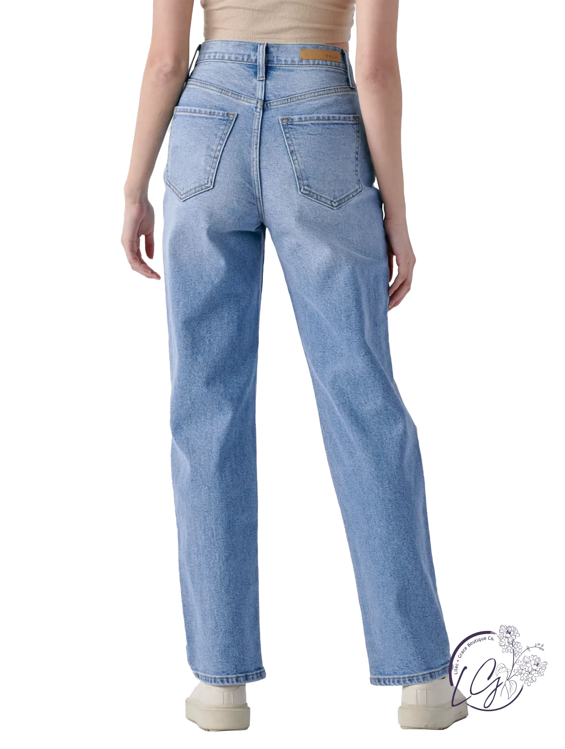 Emerson Super High-Rise Dad Jean by Cello