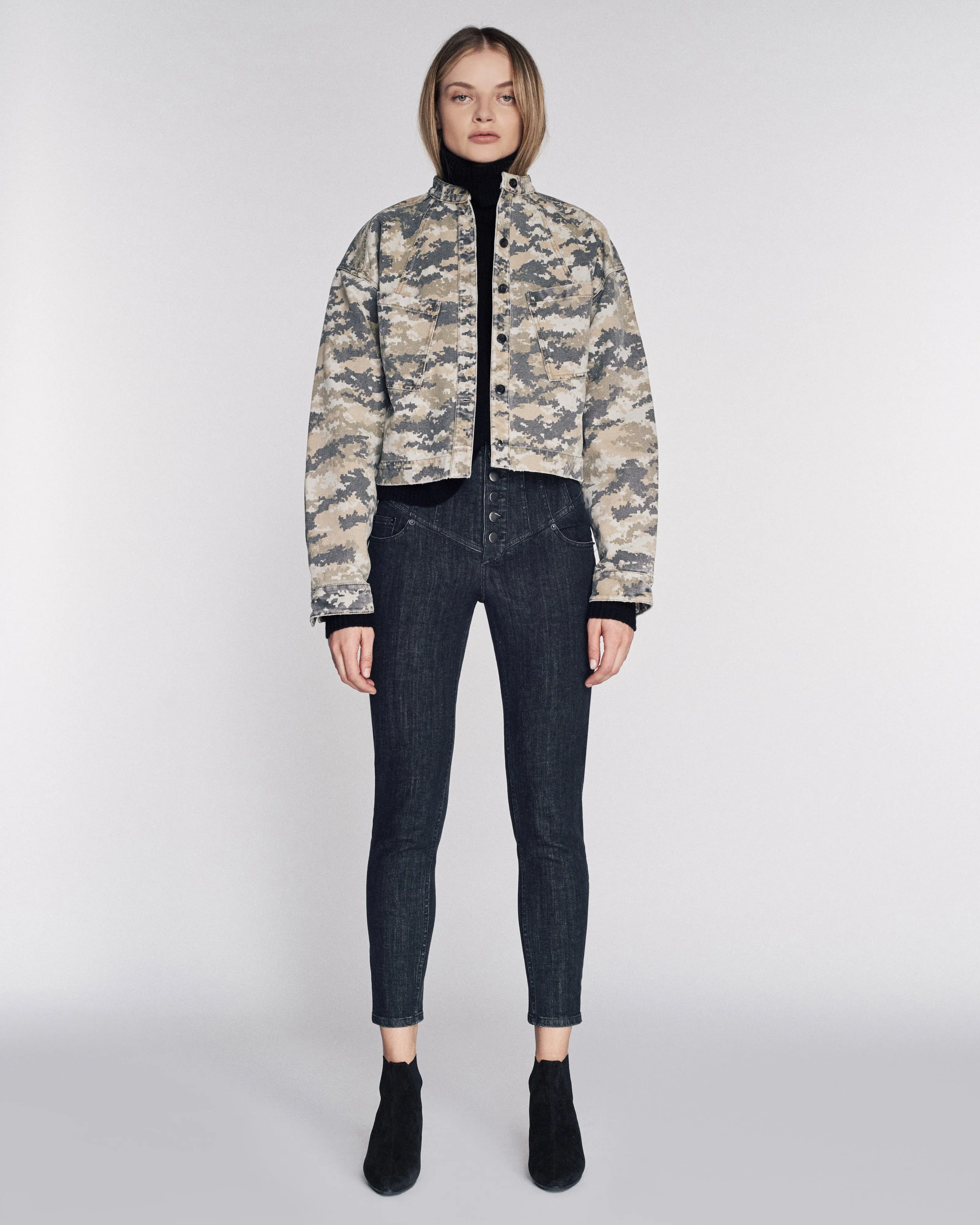 Flynn Canvas Camo Shirt Jacket