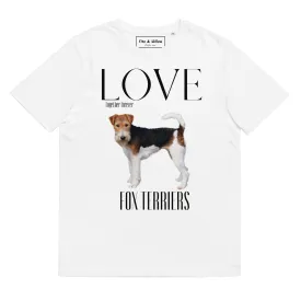 Fox Terrier lovers organic t-shirt