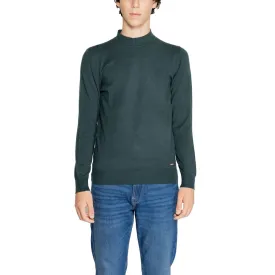 Gianni Lupo Green Polyester T-Shirt