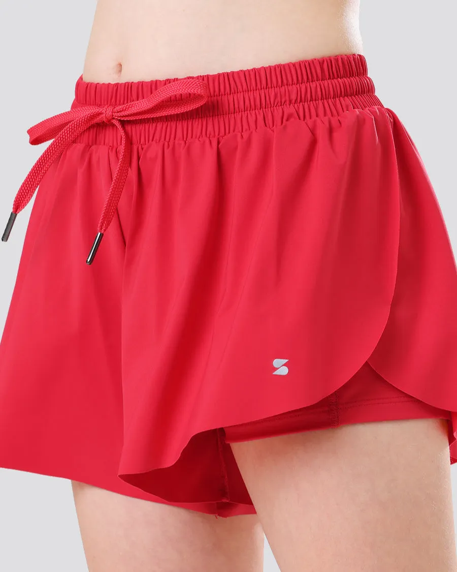 Girls Flowy Shorts- High Waist