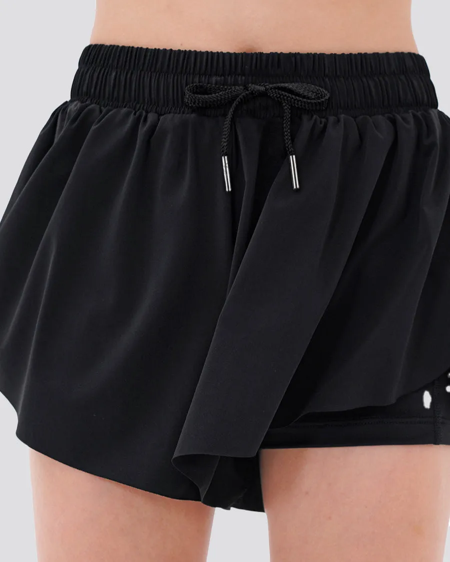 Girls Flowy Shorts- High Waist