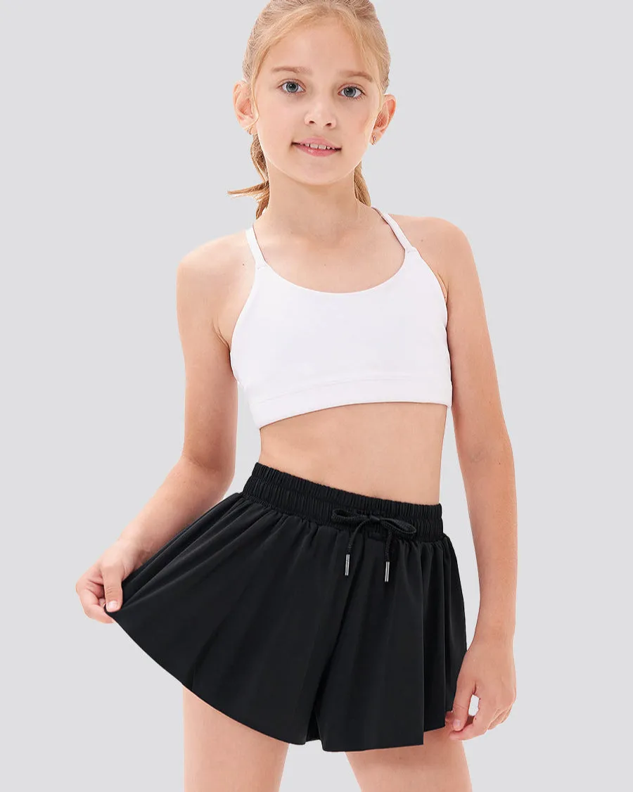 Girls Flowy Shorts- High Waist