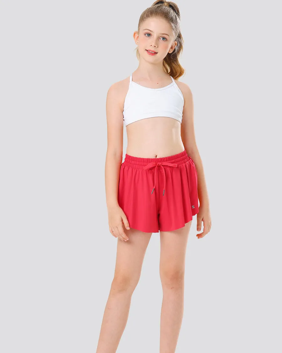 Girls Flowy Shorts- High Waist