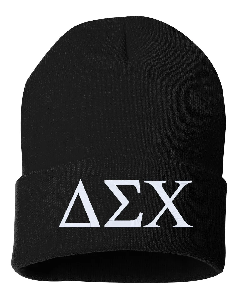 GREEK LETTERS Sorority/Fraternity Embroidered Cuffed Beanie Hat