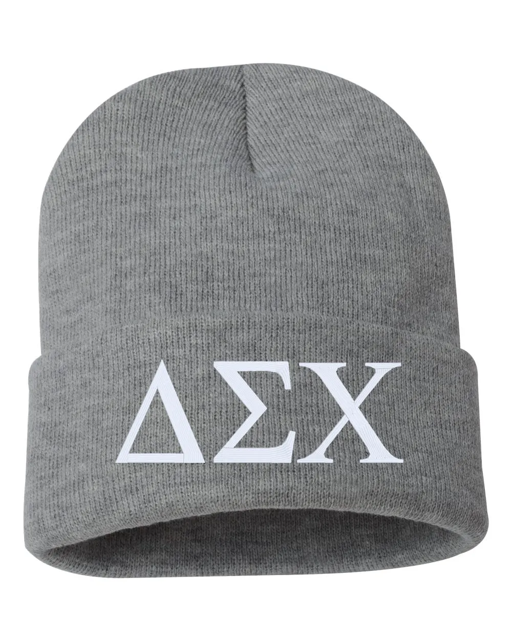 GREEK LETTERS Sorority/Fraternity Embroidered Cuffed Beanie Hat