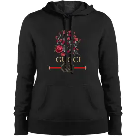 Gucci Logo Snake T-shirt Women Hooded Sweatshirt