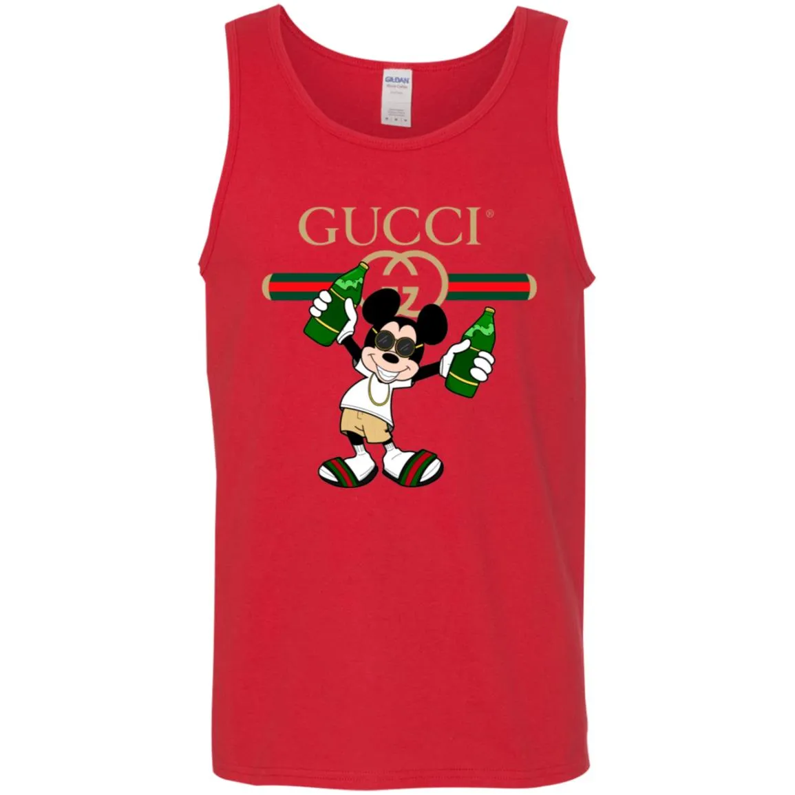 Gucci Mickey Mouse Top Trending T-shirt Men Cotton Tank