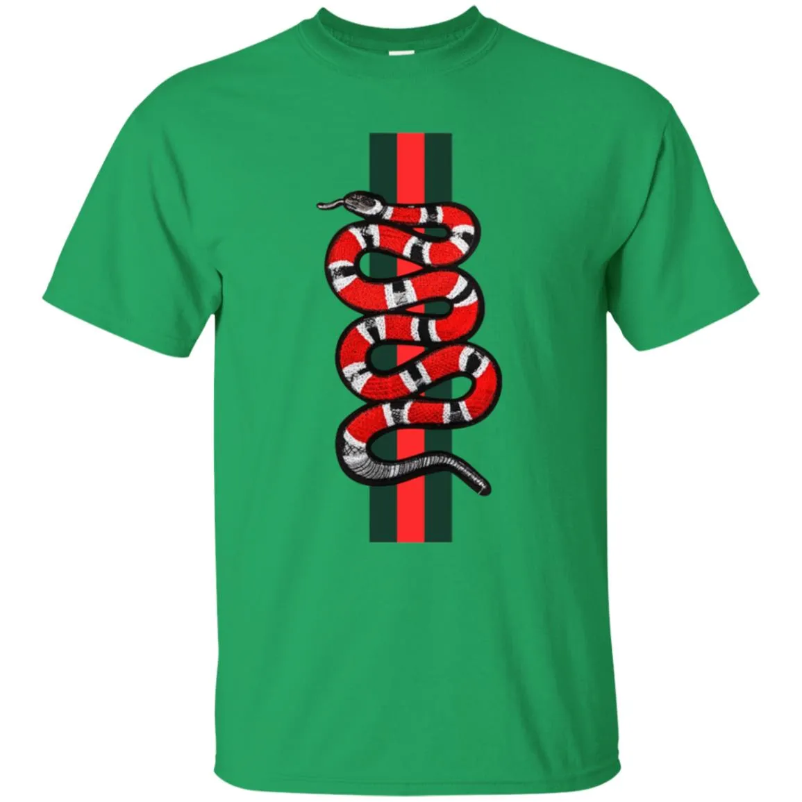 Gucci Snake Hot T-shirt Men Cotton T-Shirt