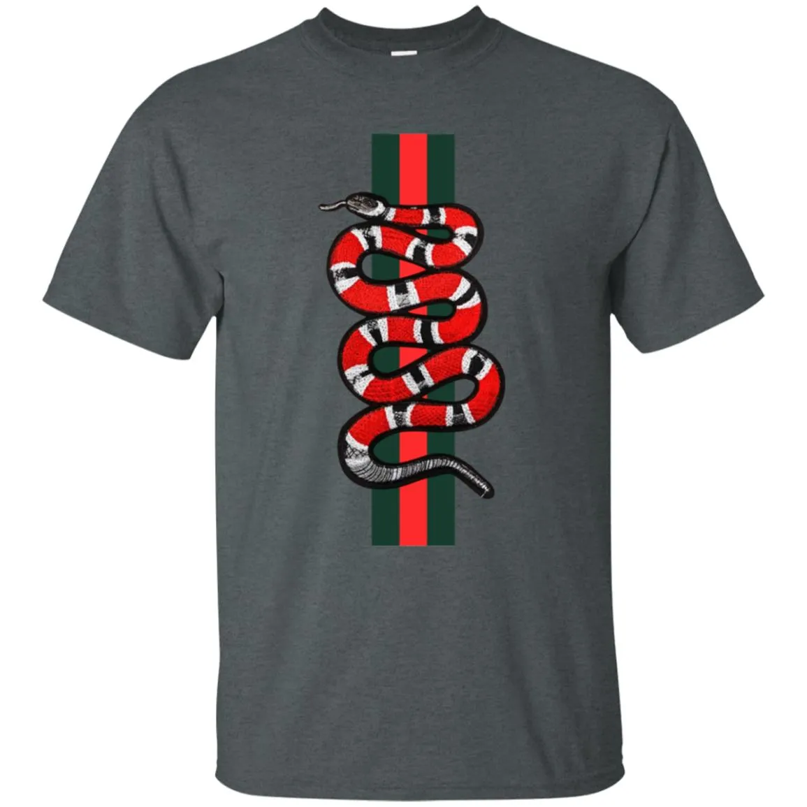 Gucci Snake Hot T-shirt Men Cotton T-Shirt