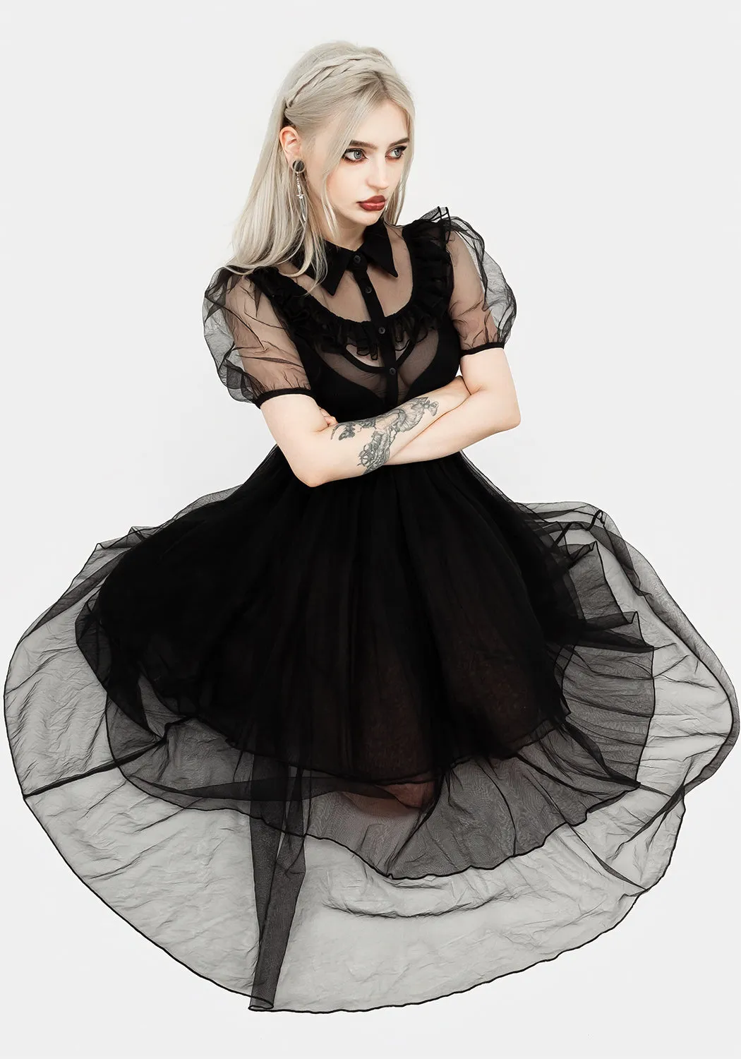 Headhunter Frill Yoke Gown