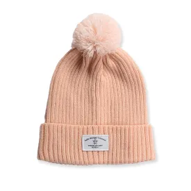 Hello Stranger Pom Pom Beanie - Rose