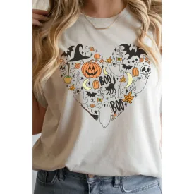 HONEY TEE APPAREL Halloween Heart Graphic Tee