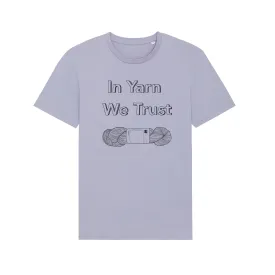 In Yarn We Trust T-shirt, Lavender