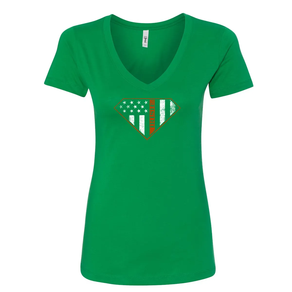 Irish Superwoman Women's V-Neck Shirt