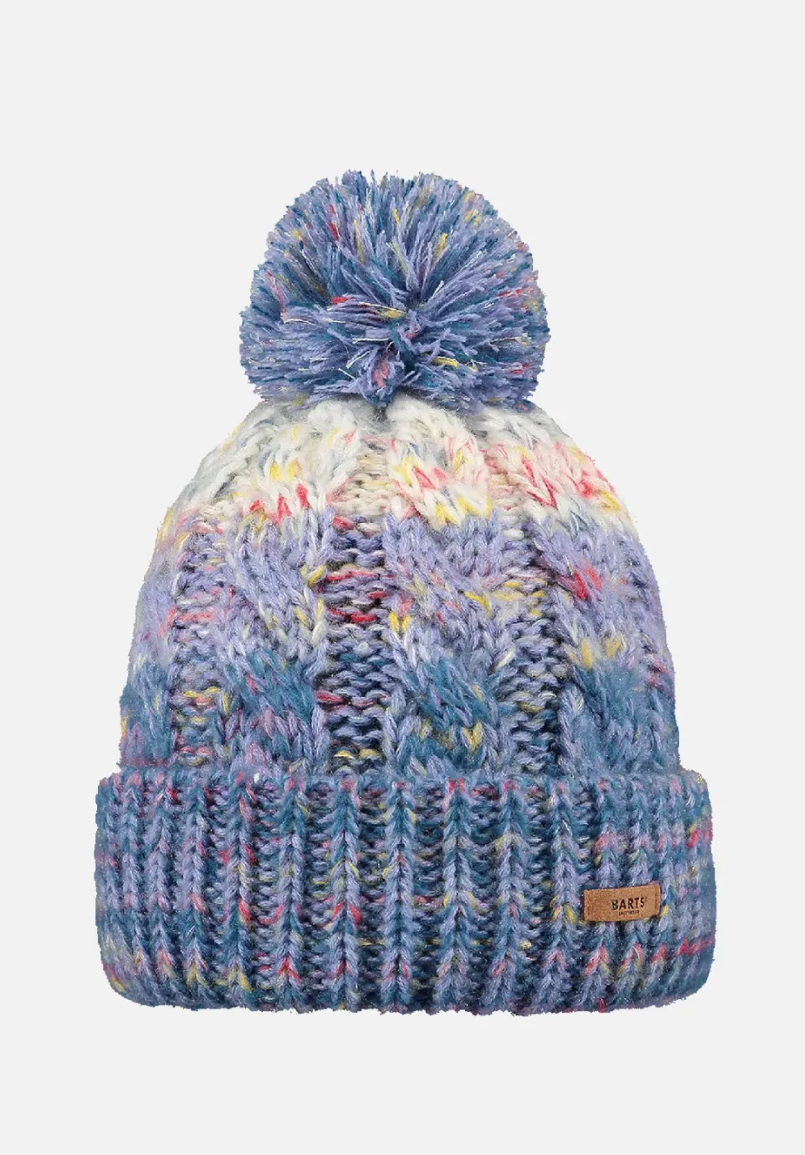 Iska Beanie Cable Knitted Pom Beanie Women