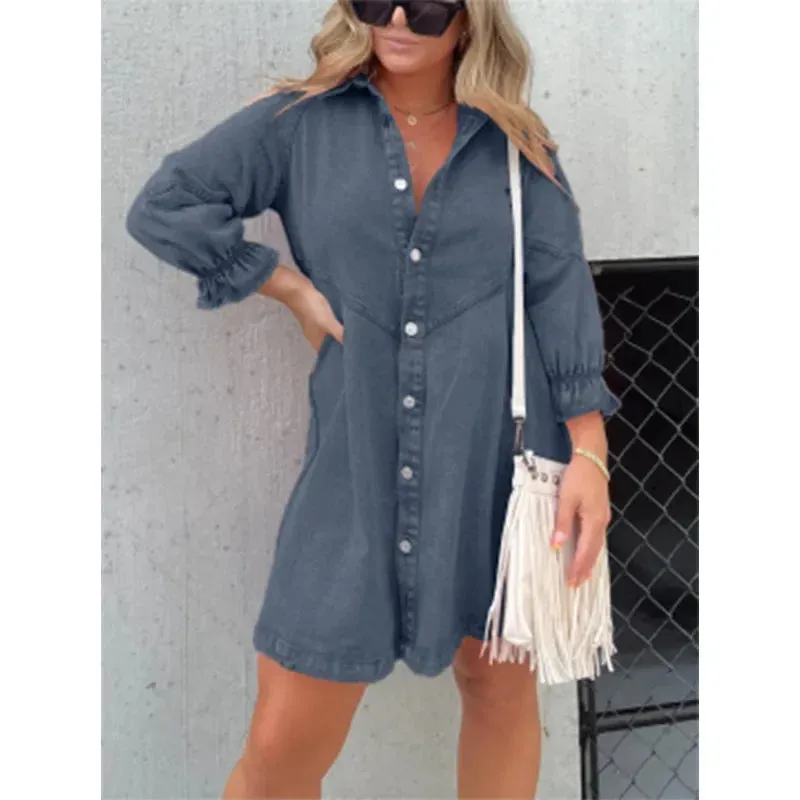 Kennedy - Versatile cute denim dress