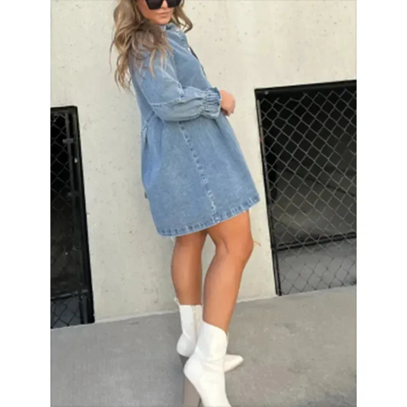 Kennedy - Versatile cute denim dress