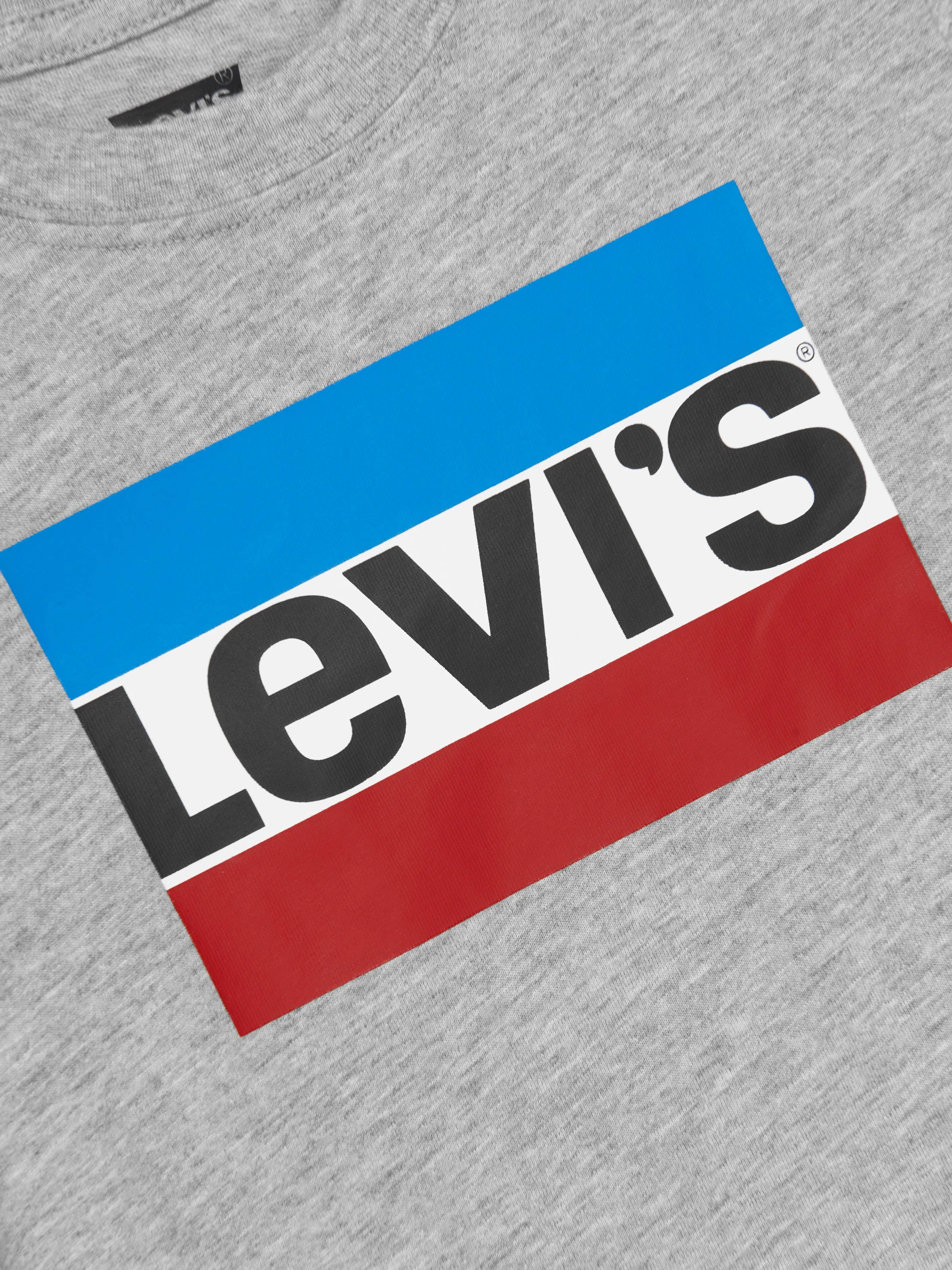 Levi's Wear Boys Sportswear Logo T-Shirt in Grey