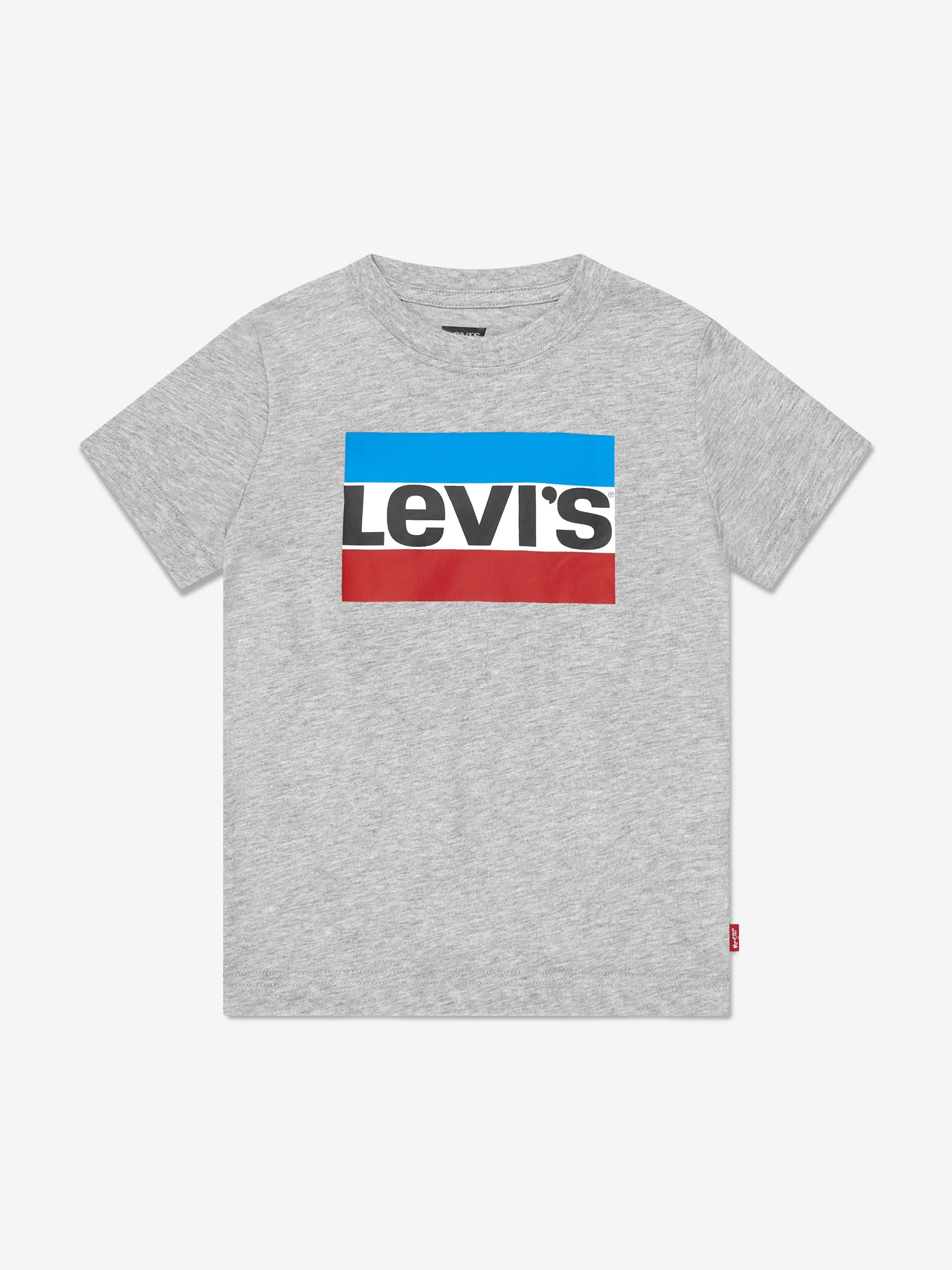 Levi's Wear Boys Sportswear Logo T-Shirt in Grey