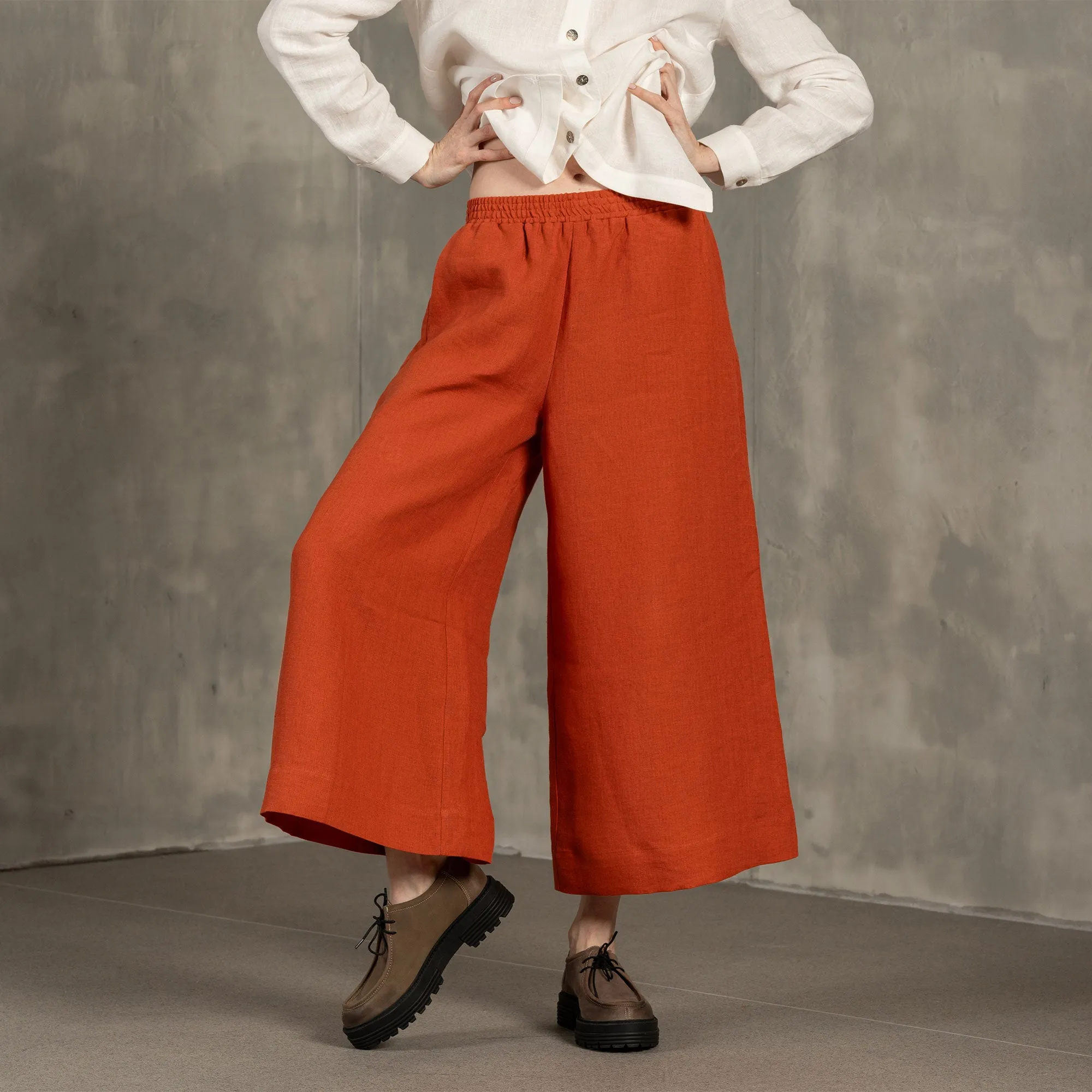 Linen Culottes Lana