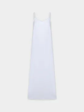 Linen Slip Dress-White