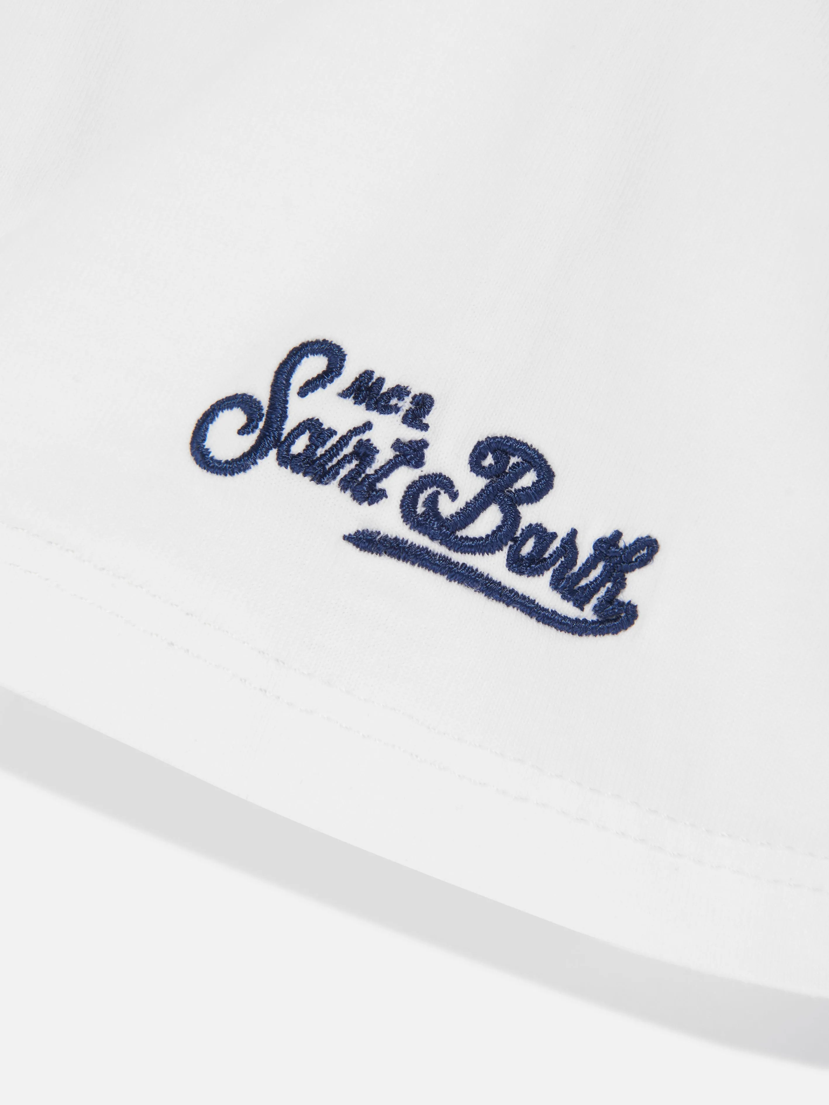 MC2 Saint Barth Boys King Shark T-Shirt in White