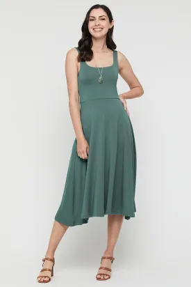 Melanie Maternity Dress - Silver Pine