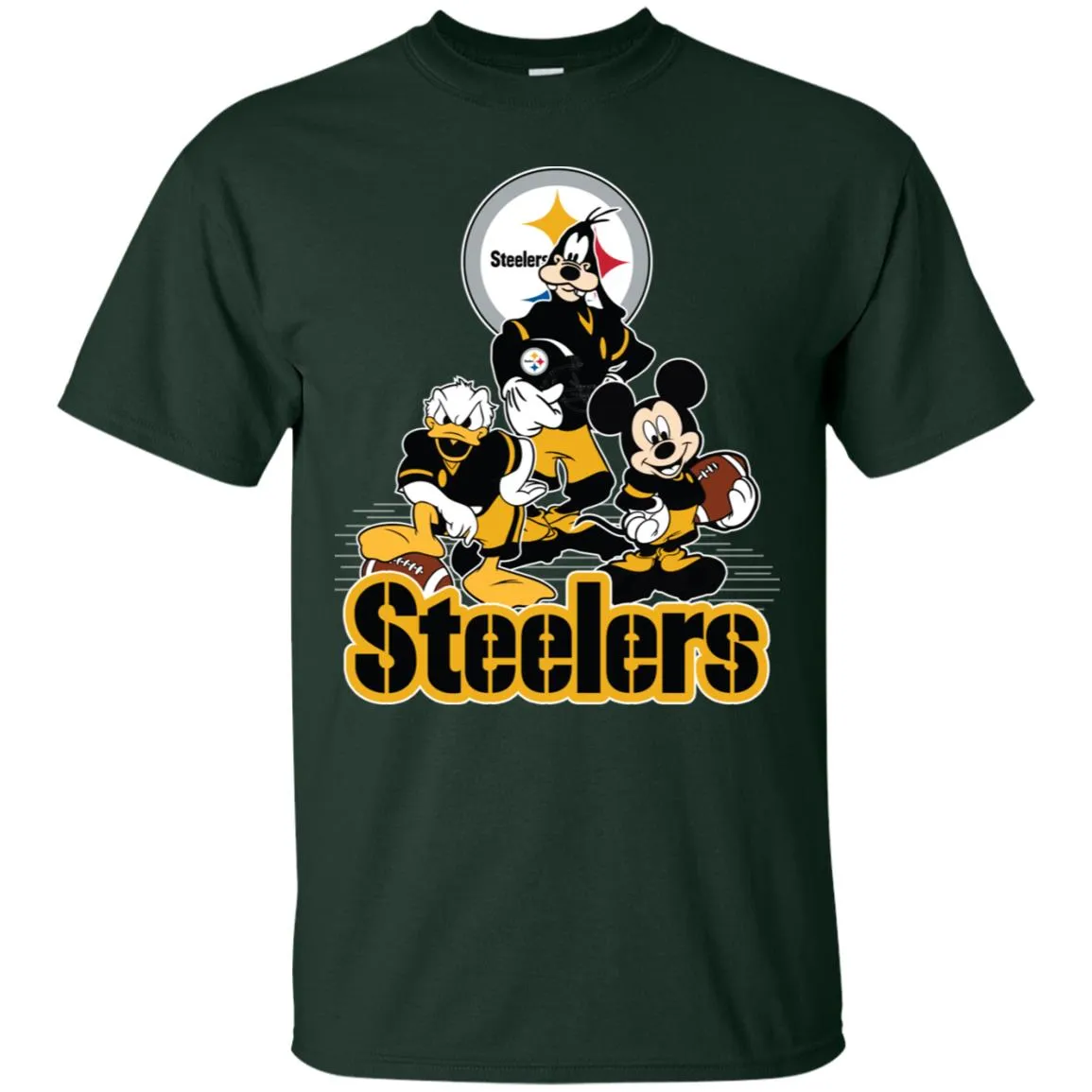 Mickey Mouse Pittsburgh Steelers American Football Nfl Sports Shirt